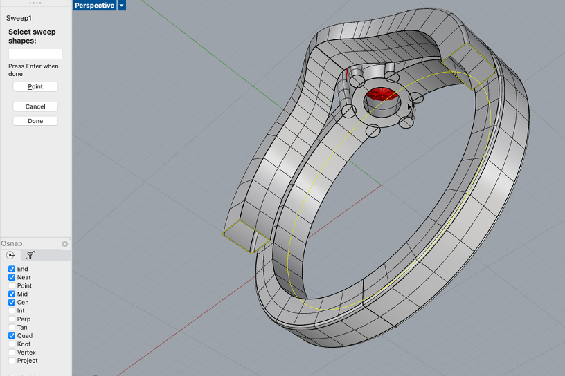 Bespoke CAD Ring Design